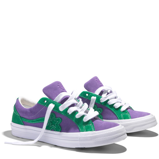 Golf Le Fleur Converse Green And Purple Golf Le Fluer X Converse
