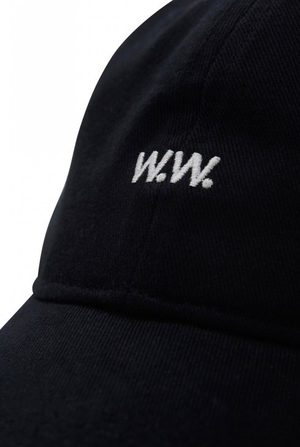 WOOD WOOD  LOW PROFILE CAP - Black